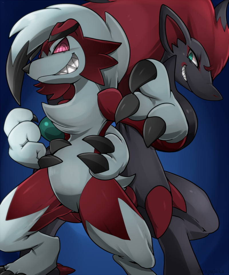 Zoroark/Lycanroc: the then and now